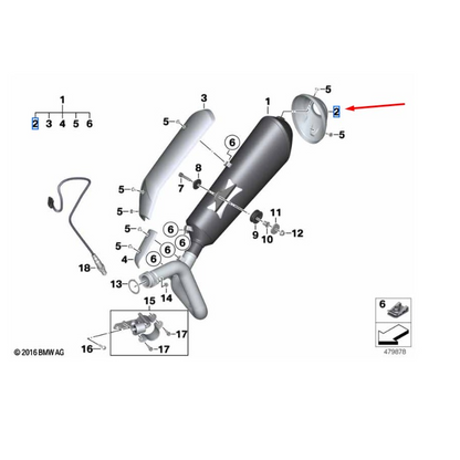 Acabamento Lateral Escape e Ponteira BMW G 310 GS / G 310 R