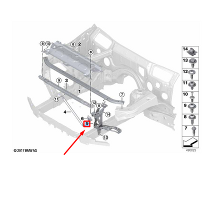 Suporte Farol Esquerdo X3 / X4