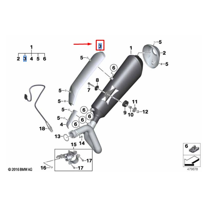 Acabamento Lateral Escape e Ponteira BMW G 310 GS / G 310 R