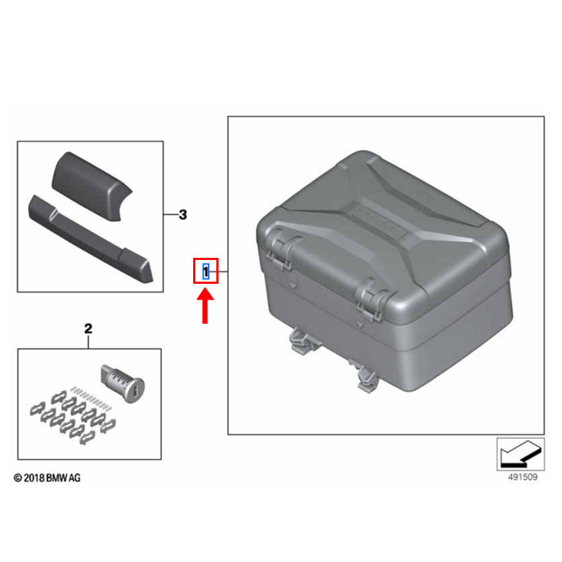 Top Case Vario BMW F 750 GS / F 850 GS