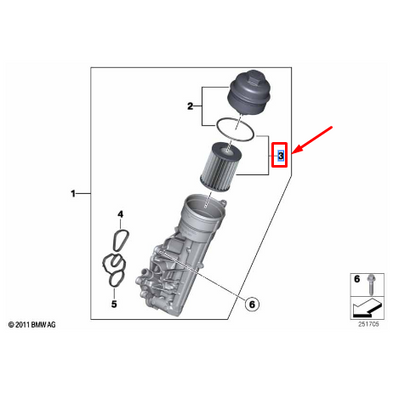 Filtro De Óleo Série 1 / Série 3