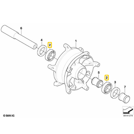 Rolamento De Esferas Estriadas