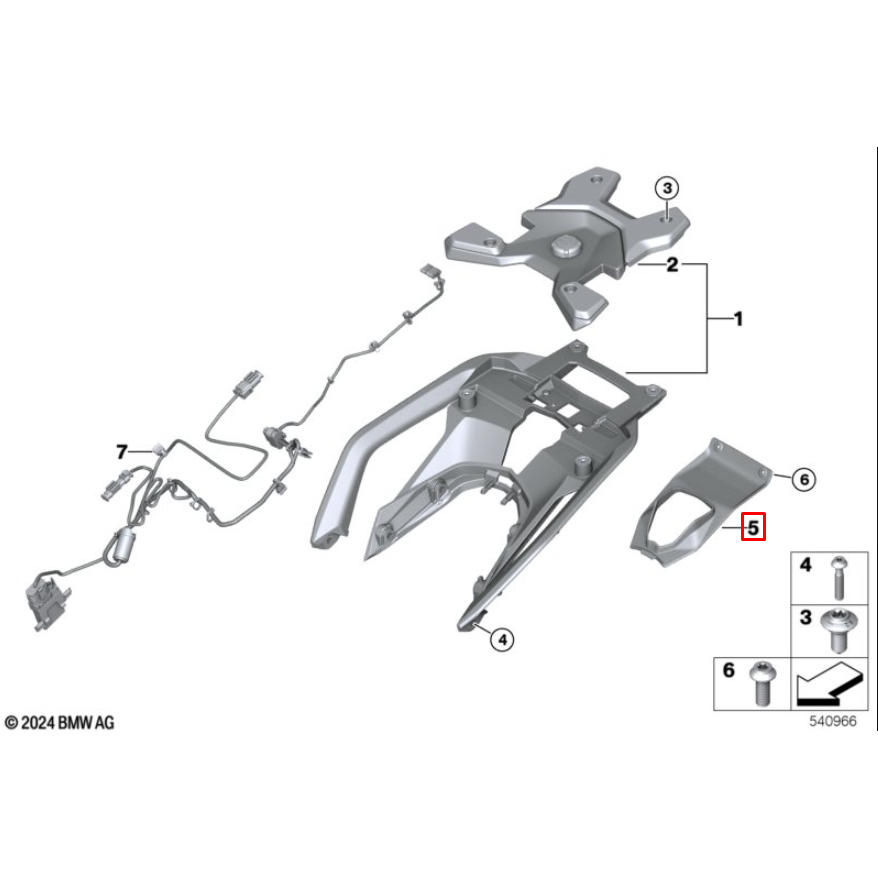 Cobertura Porta-Top Case BMW Tampa Protetora R 1300 GS