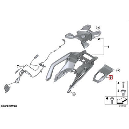 Cobertura Porta-Top Case BMW Tampa Protetora R 1300 GS