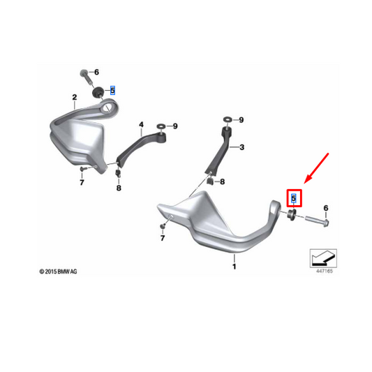 Casquilho BMW R 1300 GS/ R 1200 GS/ S 100 XR N5