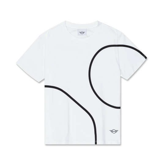 T-shirt BMW Outline Print Branca
