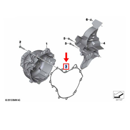 Junta Tampa Estator (Magneto)  F 700 GS / F 800 GS / F 800 GSA