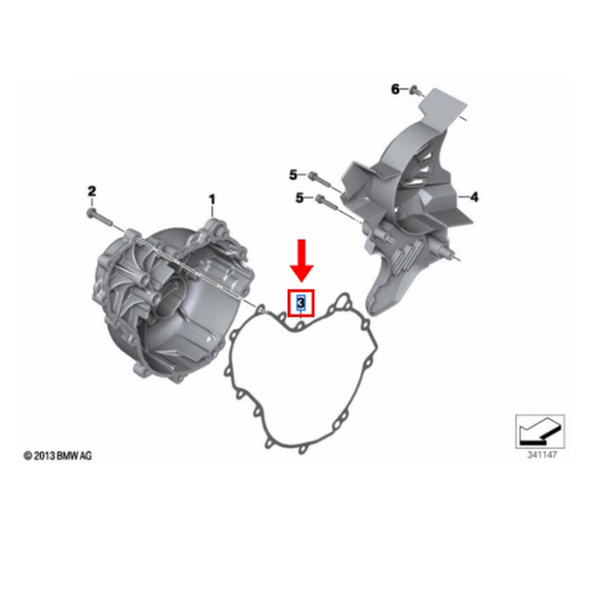 Junta Tampa Estator (Magneto)  F 700 GS / F 800 GS / F 800 GSA N3
