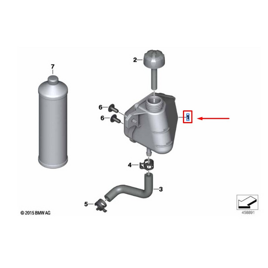 RESERVATÓRIO DE ÁGUA - F 700 GS