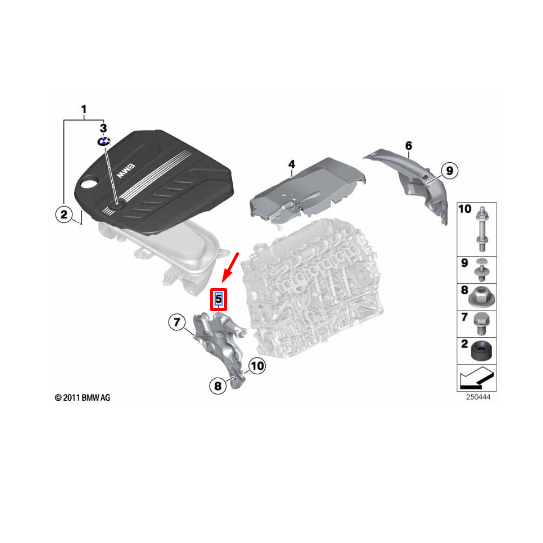 Resguardo Acústico Dianteiro Série 5/ Série 7/ X1/ X5/ X6