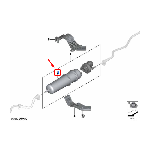 Filtro De Combustível Série 3 / Série 4 / Série 5 / X3 / X4