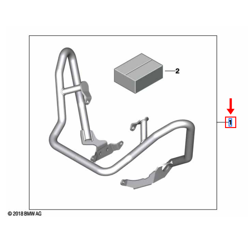 Aro Protetor Do Motor BMW Motorrad  G 310 GS / G 310 R
