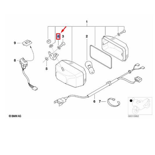 Anilha Distanciadora BMW F 850 GS/ F 650 GS/ S 1000 XR N4