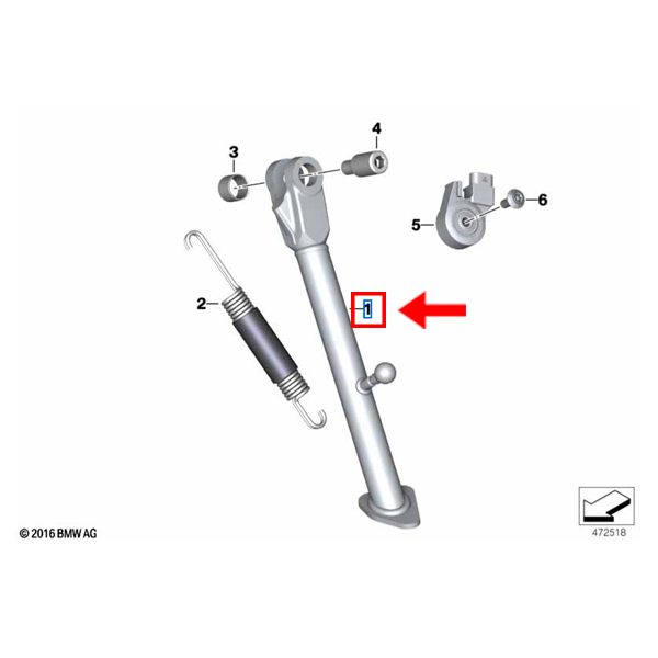 Descanso Lateral  BMW Motorrad G 310 R / G 310 RR