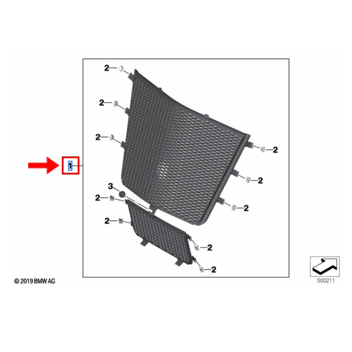 Protetor Radiador BMW Motorrad  S 1000 RR