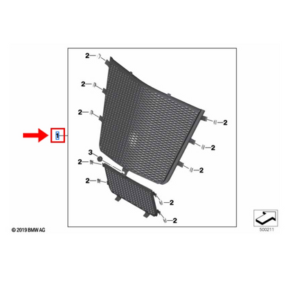 Protetor Radiador BMW Motorrad  S 1000 RR
