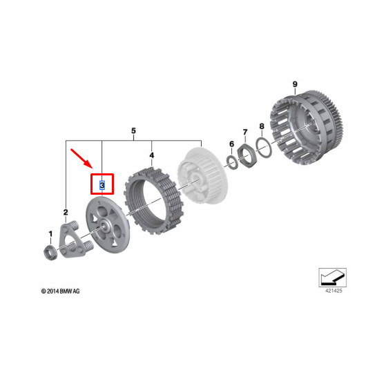 Placa de Pressão BMW R 1200 / R 1250