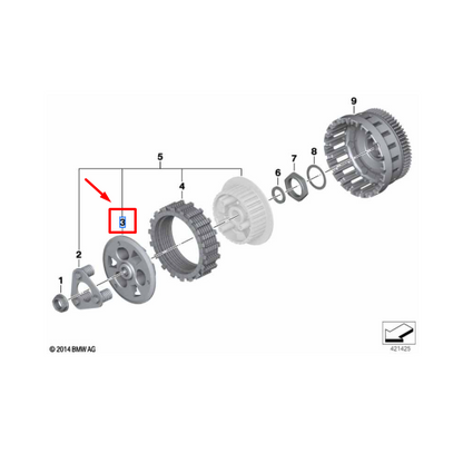 Placa de Pressão BMW R 1200 / R 1250