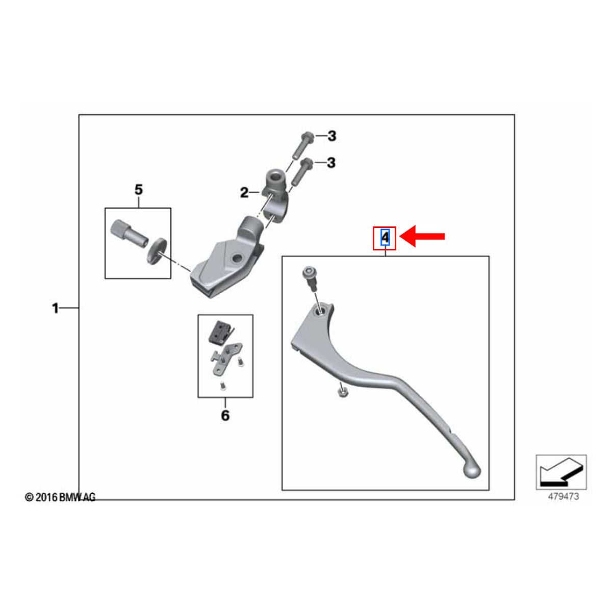Manete De Embreagem BMW G 310 R / G 310 GS