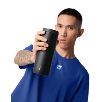 Garrafa Térmica BMW Push 530ml Preta