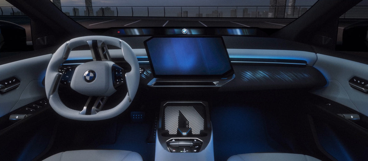 Cockpit do BMW iX3 com BMW Panoramic iDrive