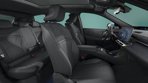 Interior do BMW iX3 no acabamento BMW M Black