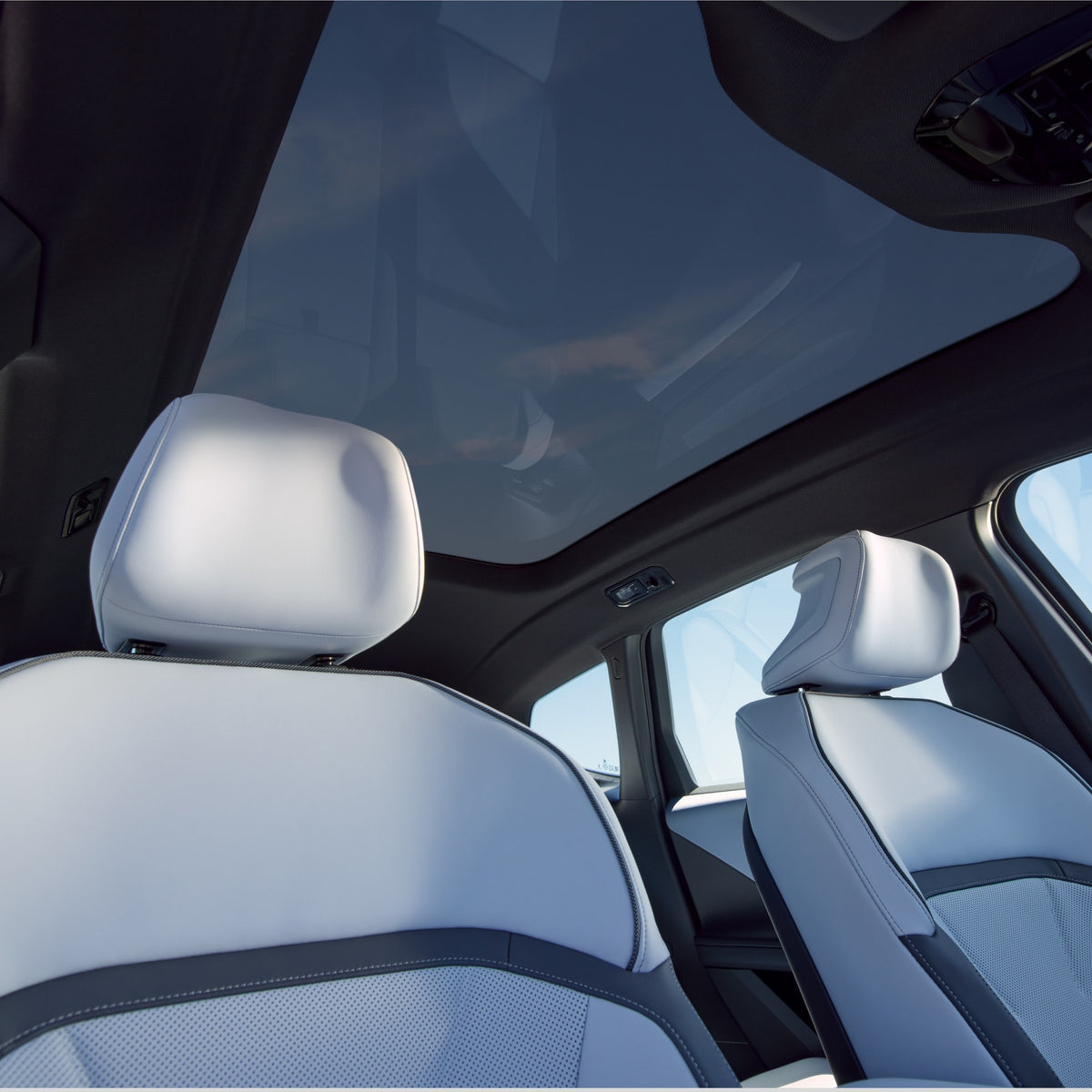 Teto panorâmico de vidro do BMW iX3