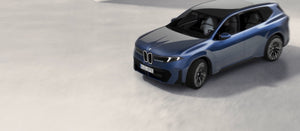 BMW iX3 50 xDrive em movimento, vista dianteira