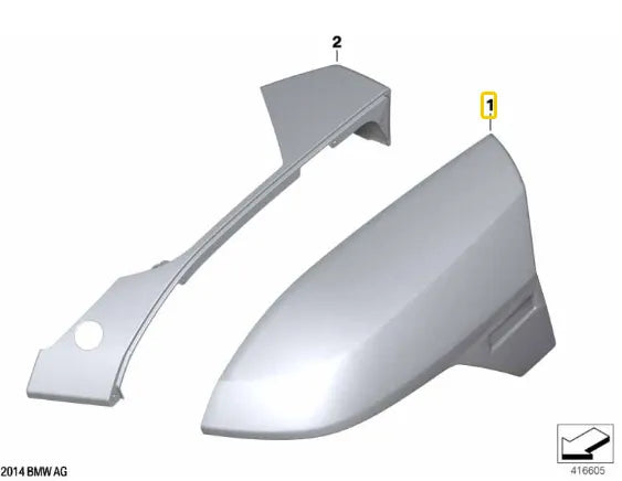 Painel Tampa Da Mala Direita BMW Motorrad K 1600 N1